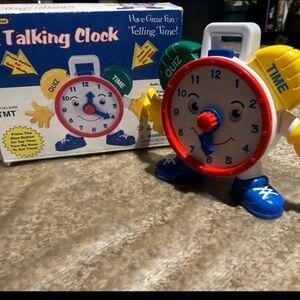 Mr Talking Clock Toy Kids Electronic Navystar Educational Teach Tell Time No Box